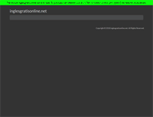Tablet Screenshot of inglesgratisonline.net